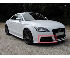 VAG AUDI TTS S-LINE 11-14 PRIEKINIS BUFERIS DEŠINĖS PUSĖS RŪKO ŠVIESOS GROTELĖ JUODA ORIGINALI OEM