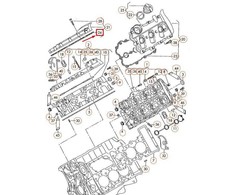 VAG "Audi" vožtuvo dangtelio tarpiklis 06E103484G Originalus