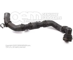 Vag Aušinimo Šlaunis Volkswagen Golf R32 2003 2004 Originalus 1J0122051BD