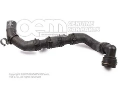 Vag Aušinimo Šlaunis Volkswagen Golf R32 2003 2004 Originalus 1J0122051BD