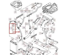 VAG Aušinimo žarna dešinėje viršuje AUDI Audi Q7 4LB 7L8121070AE