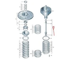 Vag Automatinio Pavarų Dėžės Alynas Audi A4 A5 A6 A7 0AW323504 Originalus