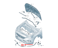 Vag Bonetas Traukimo Kabelis Rhd Audi Etron Gt F8 Seat Tarraco Originalus 5TC823531