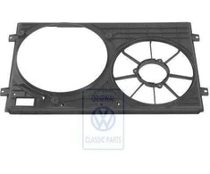 Vag Bora Golf Mk4 Fan Cover Satin Juodas Originalus 1J0121207TB41