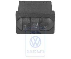 Vag Caddy Mk2 Pickup Passat B4 T4 Šildymo Sėdynės Perjungiklis Juodas Originalus 3A096356301C