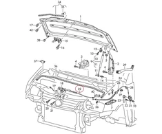 Vag Caddy Touran Galinio Slankstės Svorio Varžtas Originalus 2K2823531