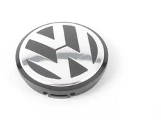 VAG Chromuotas Juodas Dangtelis VW GOLF IV 2003-2005 Originalus 1J0601171XRW