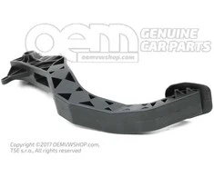 VAG Clutch Pedal Satin Juodas Volkswagen Polo Fox Gol Originalus 6Q1721321C01C