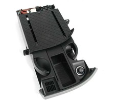VAG Daiktadėžė Įdėklu Puodelio Laikikliu Klasikinė Pilka Volkswagen T5 2004-2015 Originalus 7E5858601A21X
