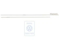 Vag Dekoratyvinė Juostelė Sparnams Ir Durims Juoda Golf Mk2 88 89 Jetta Mk2 88 89 Originalus 191898525C4AT