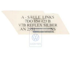 Vag Dekoratyvinė Plokštė Reflexsilber T4 T4 Syncro 1996 2004 Originalus 7D0854423BV7B