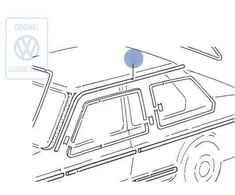 Vag Dekoratyvinė Stogų Juostelė Golf Mk1 Jetta Mk1 161853705