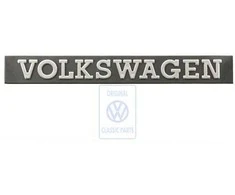 VAG Derby Mk1 Golf Mk1 Jetta Mk1 Polo Mk1 Scirocco Mk1 Inscription Juodas Satinas Chromas Originalus 171853685AFQ8