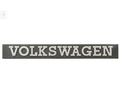 VAG Derby Mk1 Golf Mk1 Jetta Mk1 Polo Mk1 Scirocco Mk1 Inscription Juodas Satinas Chromas Originalus 171853685AFQ8