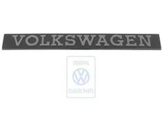 VAG Derby Mk1 Golf Mk1 Jetta Mk1 Polo Mk1 Scirocco Mk1 Inscription Juodas Satinas Chromas Originalus 171853685AFQ8