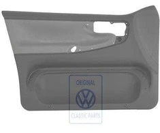 VAG Durų Atramos Medžiaga Pilka Flanelė Škoda Octavia 1999-2004 Originalus 6N4867011PFRX