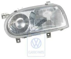 Vag Dviguba Halogeno Žibintas Golf Mk3 Vento 1992 1999 Originalus 1H6941017AH