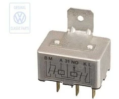 Vag Dvigubas Relė VW 1200 1300 1500 1961 1978 Originalus 311963135B