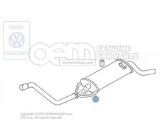Vag Eko Galinis Izmetimo Vamzdis Volkswagen Polo Hatchback 86C 1991 1994 Originalus 867253609AH