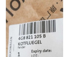 Vag Fender Audi A7 2012 2016 Originalus 4G8821105B
