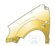 Vag Fender Skoda Octavia A4 A5 2004 2005 Originalus 6Q0821105C