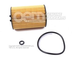 VAG Filtro Elementas Su Tarpine Volkswagen Golf Audi A4 A6 Q3 Originalus 03N115562B