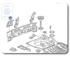Vag Galia A4 A6 A8 Užpakalinio Šviesos Montavimo Originalus 535813328