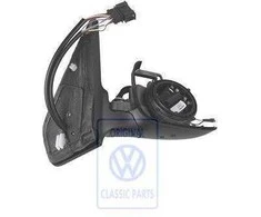 VAG Galinio Veidrodžio Korpusas Satino Juodas Bora Golf Mk4 1998 2006 Originalus 1J1857508G01C