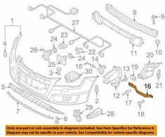 VAG Genuine Brace dešinė AUDI Audi A7 Sportback RS7 4GA 4GF 4G8807592C