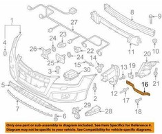 VAG Genuine Brace dešinė AUDI Audi A7 Sportback RS7 4GA 4GF 4G8807592C
