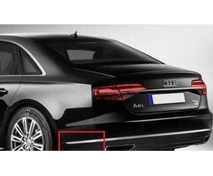 VAG Genuine Galinės Bamperio Chromo Apdailos Juostos Formavimas Kairėje Tinka AUDI A8 D4 14- Atnaujinta