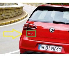 VAG Genuine High chrom įrašas VW Golf R32 GTI Rabbit 5G1 5G0853675R2ZZ