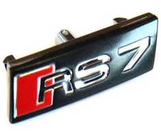 VAG Genuine Soul Juodas RS7 ženklelis AUDI RS7 Sportback 4GA 4GF 4G8419685A5PR