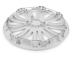VAG Genuine Wheel Center Hub Caps 4vnt Deimantinė Sidabrinė VW Passat B8 2012-2017