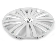 VAG Genuine Wheel Center Hub Caps 4vnt Deimantinė Sidabrinė VW Passat B8 2012-2017