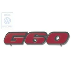 Vag Golf Country Golf Mk2 Inscription Satinschwarz Tornadorot Originalus 191853679NQN5