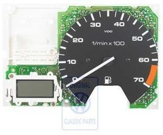 Vag Golf Country Golf Mk2 Jetta Mk2 Multifunction display su tachometru 193919044