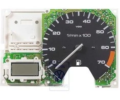 Vag Golf Country Golf Mk2 Jetta Mk2 Multifunction display su tachometru 193919044