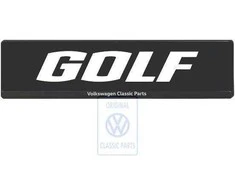 Vag Golf Licence Plate 1998 2003 Originalus ZCP902989