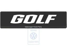 Vag Golf Licence Plate 1998 2003 Originalus ZCP902989