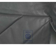 Vag Golf Mk1 Kabrioletas 1984 1993 Galinio Sėdynės Atramos Apmuovė Juoda Odė Originalus 155881801AHAFB