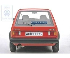 VAG Golf Mk1 Scirocco Mk1 Galinės Pertvaros Dekoratyvinės Juostelės Originalus 171898523A4AT