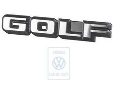 VAG Golf Mk2 Inscription Juodas Satin Chrome Special Originalus 191853687FGX2
