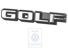 VAG Golf Mk2 Inscription Juodas Satin Chrome Special Originalus 191853687FGX2