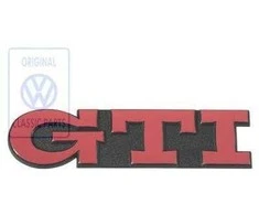 Vag Golf Mk3 1996 1998 Raudonas Sūkurų Ženklas Originalus 1H6853687AJQN5