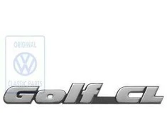 Vag Golf Mk3 Variant 1992 1998 Chromo Raidės Originalus 1H6853687AAZ10