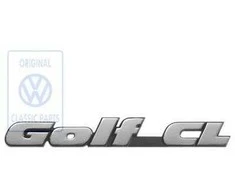 Vag Golf Mk3 Variant 1992 1998 Chromo Raidės Originalus 1H6853687AAZ10