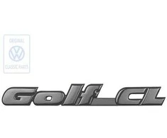 Vag Golf Mk3 Vento Juodas Raštas Originalus 1H6853687R01C