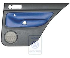 Vag Golf Mk4 1998 2001 Juodos Orbitas Durų Aplankas Odos Originalus 1J6867212AHGEC