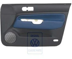 Vag Golf Mk4 1998 2002 Durų Aplankas Odinis Juodas Mėlynas Originalus 1J4867012ELHSE